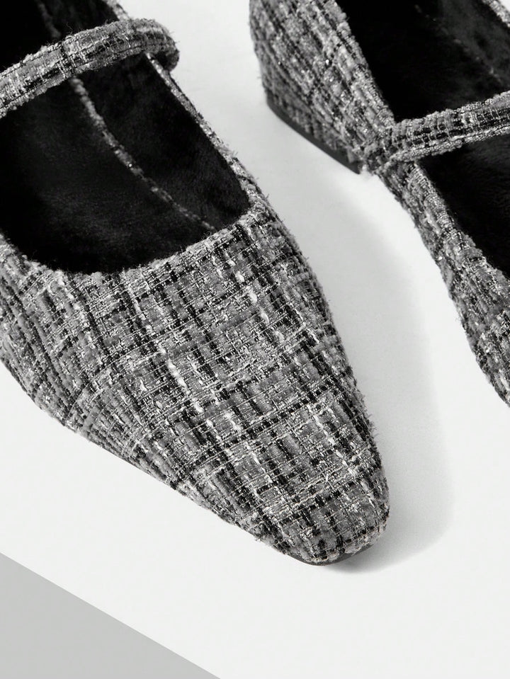 Pantofi cu toc SHEIN, gri