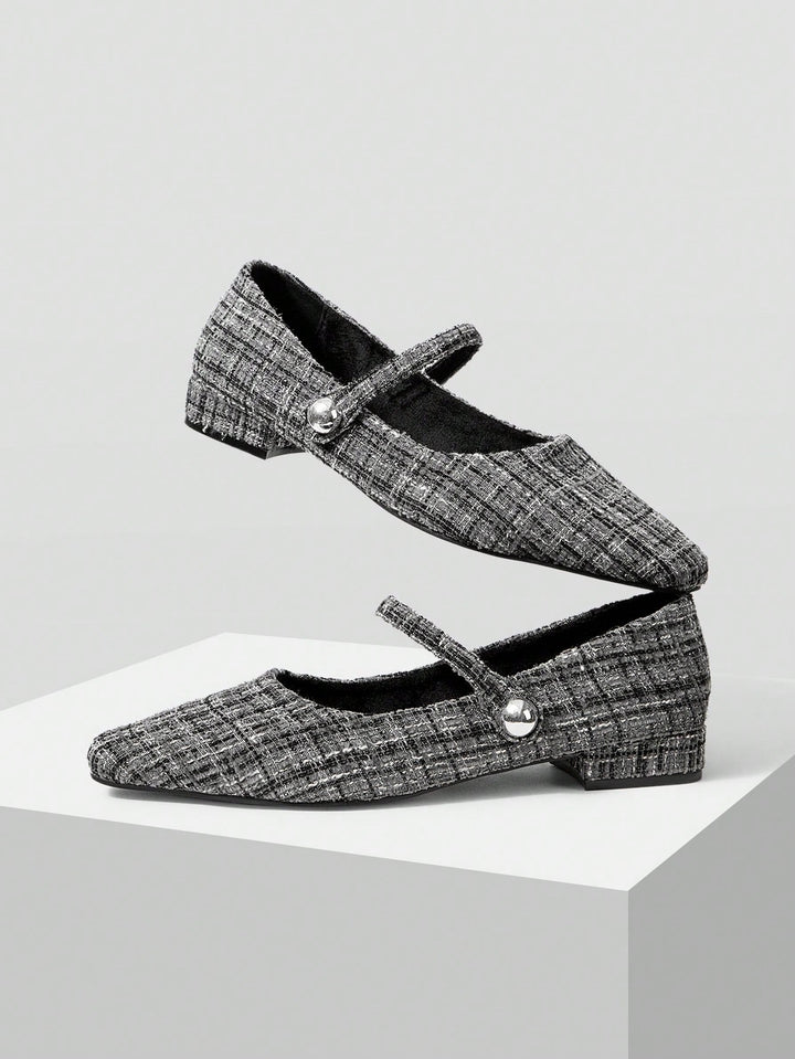 Pantofi cu toc SHEIN, gri