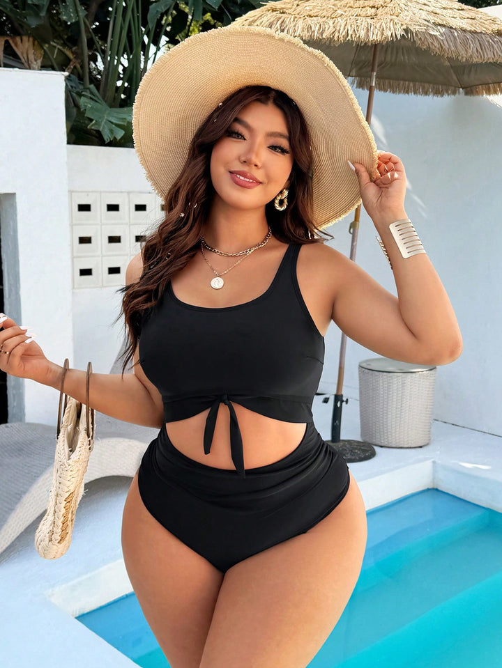 Costum de baie SHEIN, negru