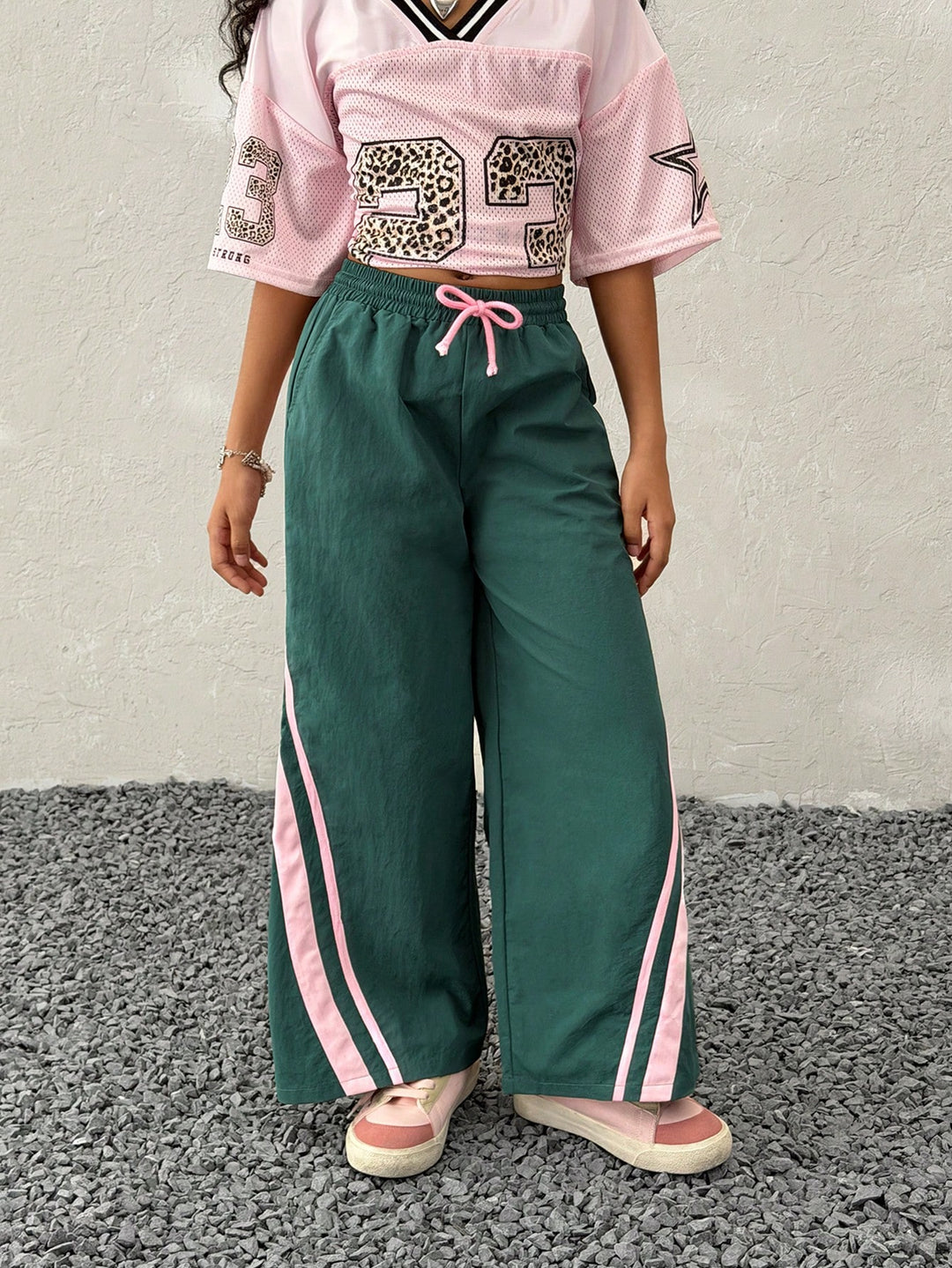 Pantaloni SHEIN, verde