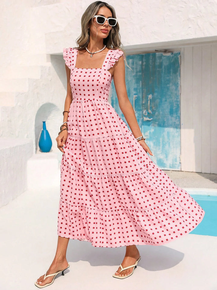Rochie maxi SHEIN, mix culori
