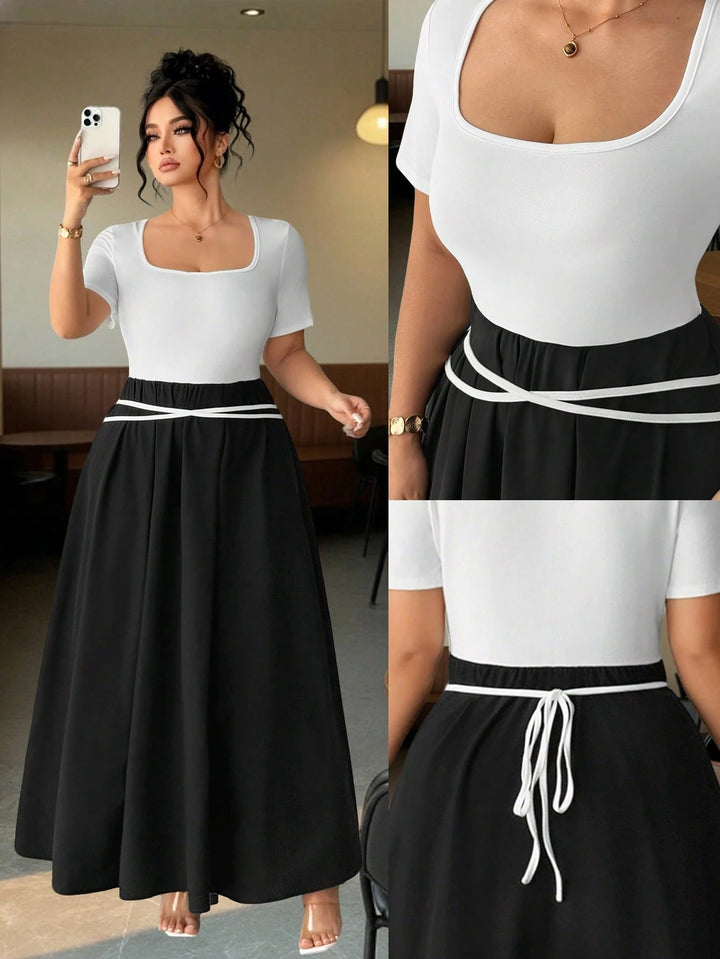 Rochie maxi SHEIN, mix culori