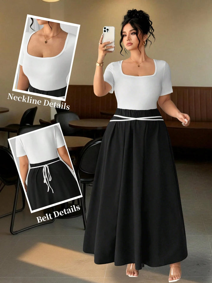 Rochie maxi SHEIN, mix culori