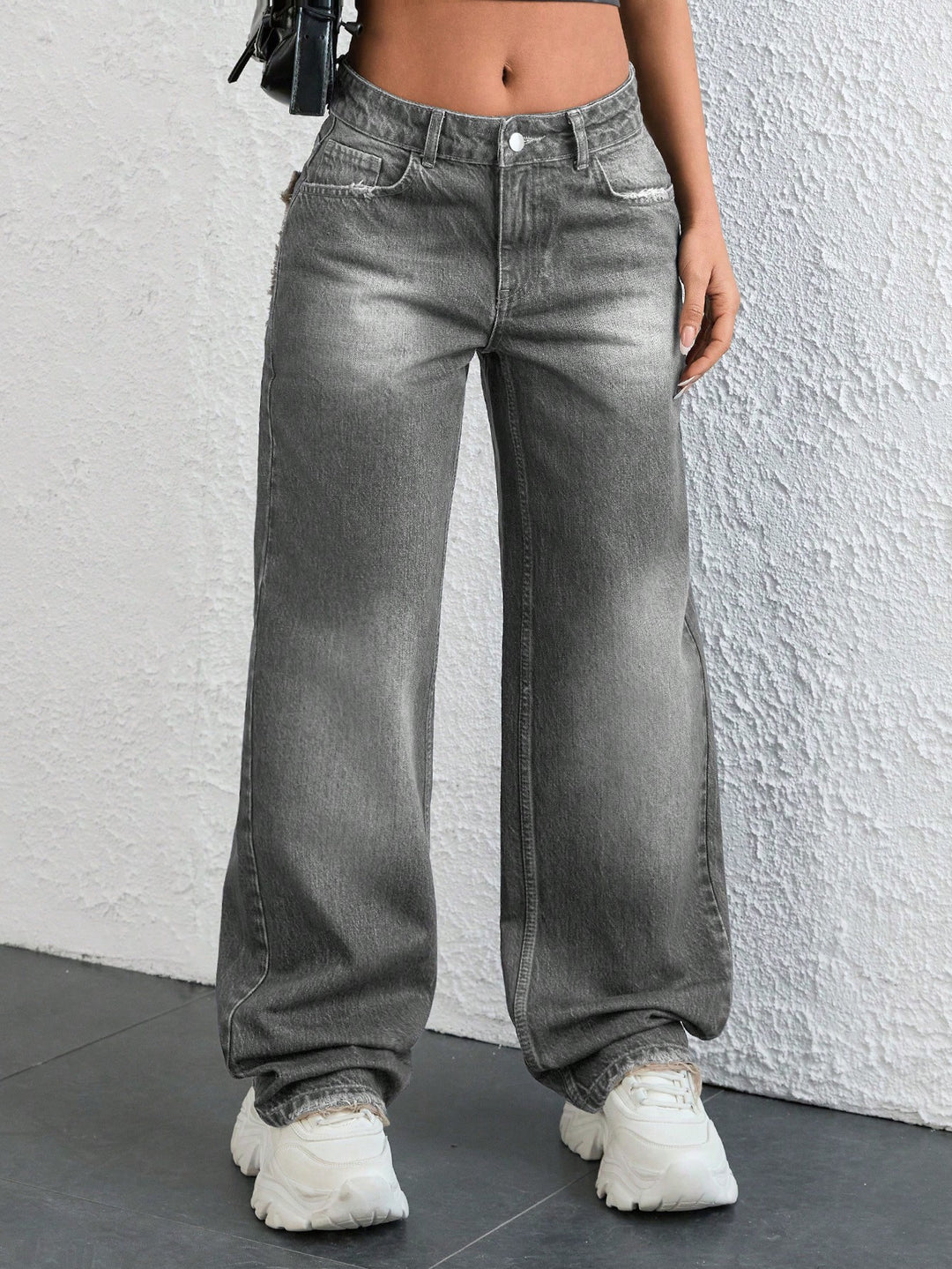 Jeans SHEIN, gri