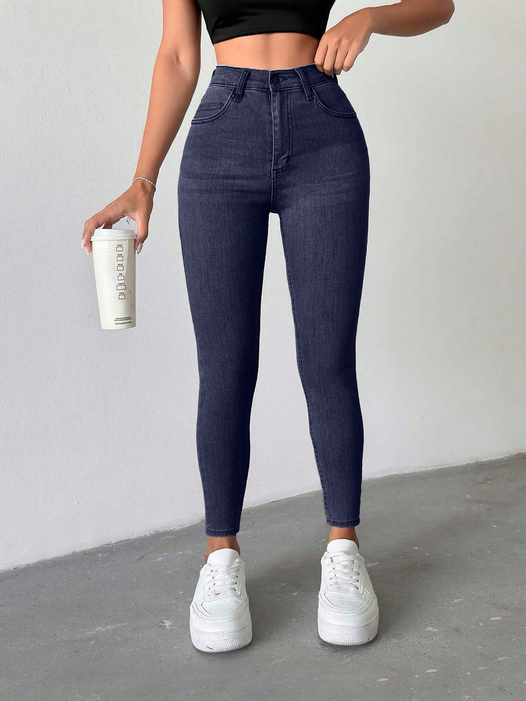 Jeans SHEIN, negru