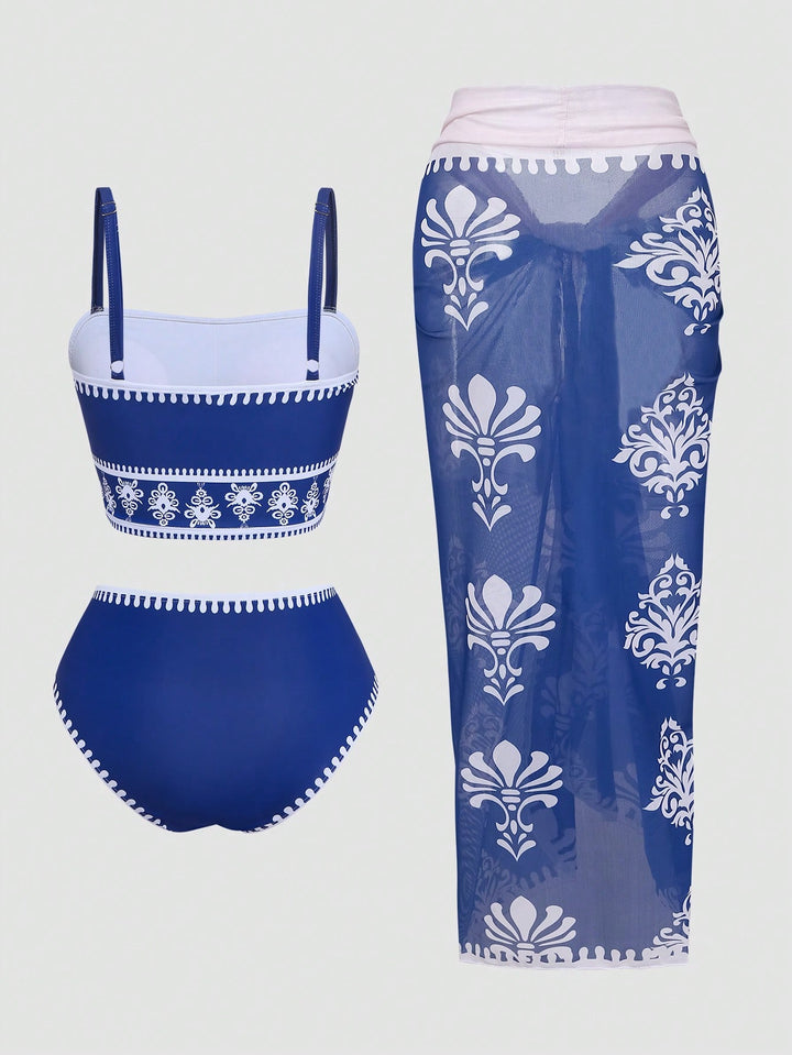 Set bikini de baie SHEIN, mix culori