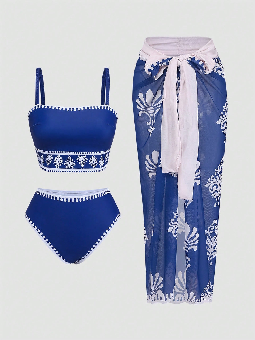 Set bikini de baie SHEIN, mix culori
