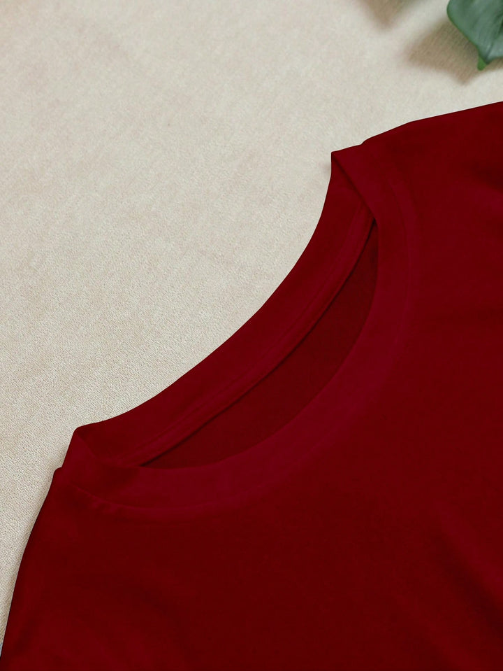 Tricou SHEIN, vișiniu