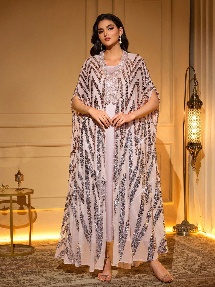 Rochie de ocazie SHEIN, bej