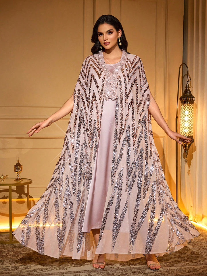 Rochie de ocazie SHEIN, bej