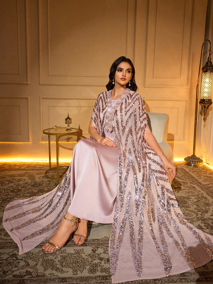 Rochie de ocazie SHEIN, bej