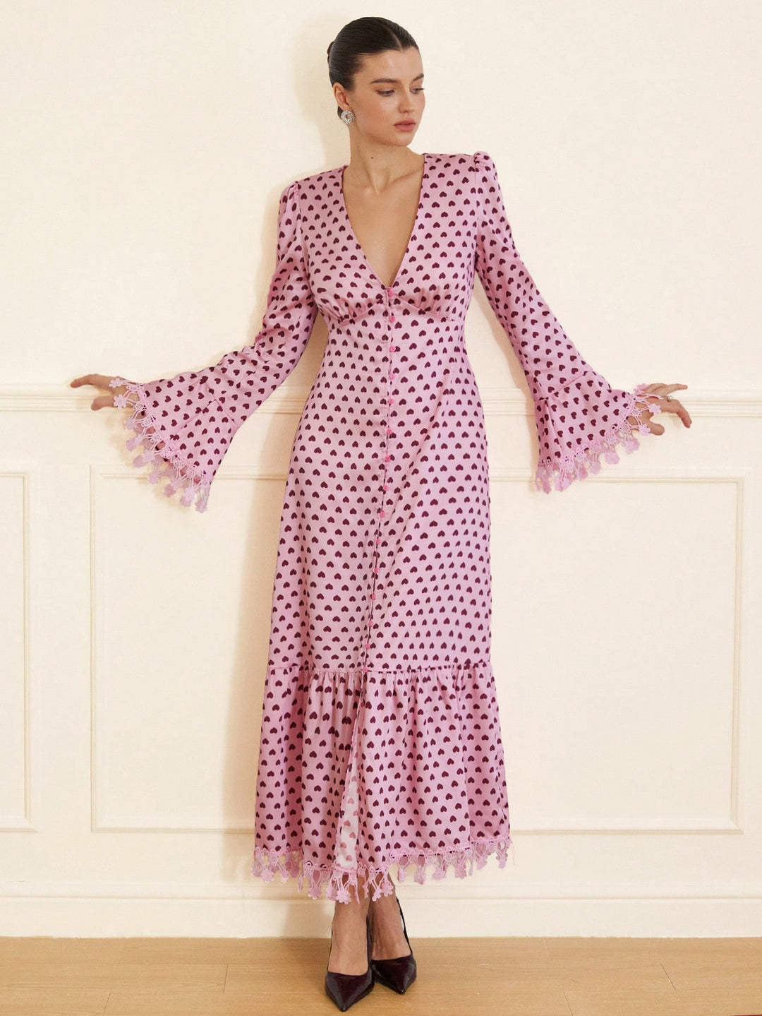 Rochie maxi SHEIN, mix culori
