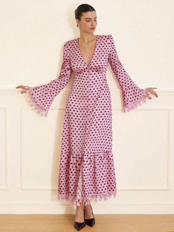 Rochie maxi SHEIN, mix culori