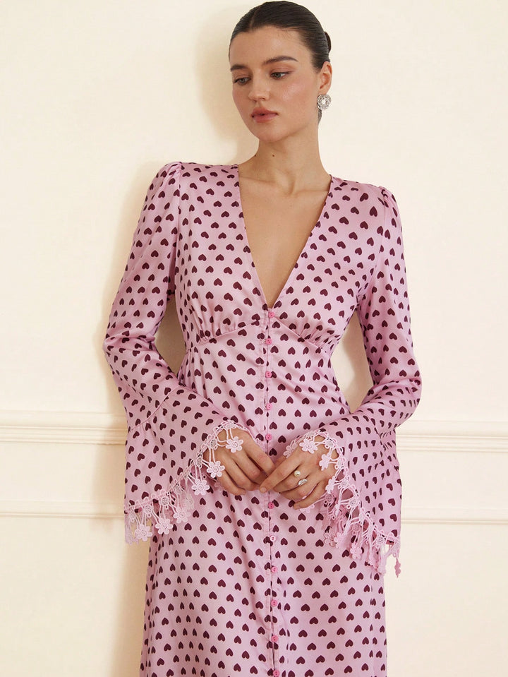 Rochie maxi SHEIN, mix culori