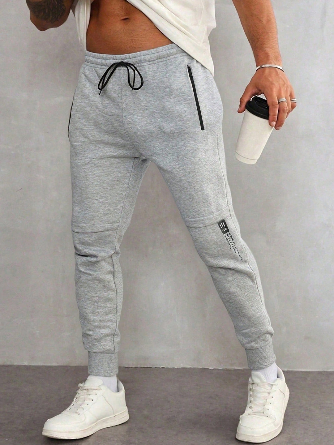 Pantaloni SHEIN, gri