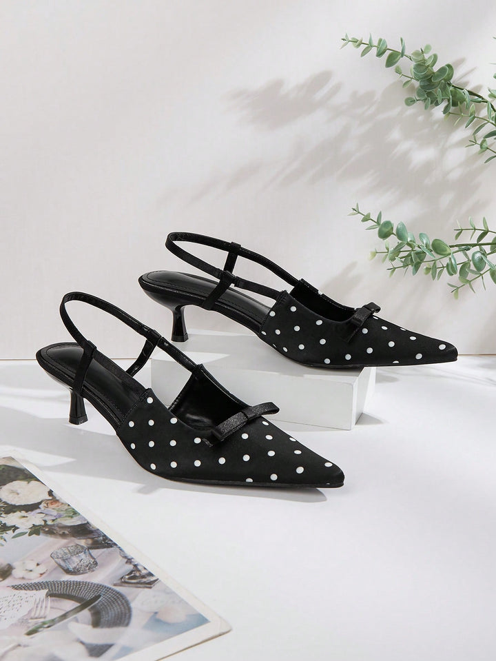 Pantofi cu toc SHEIN, negru
