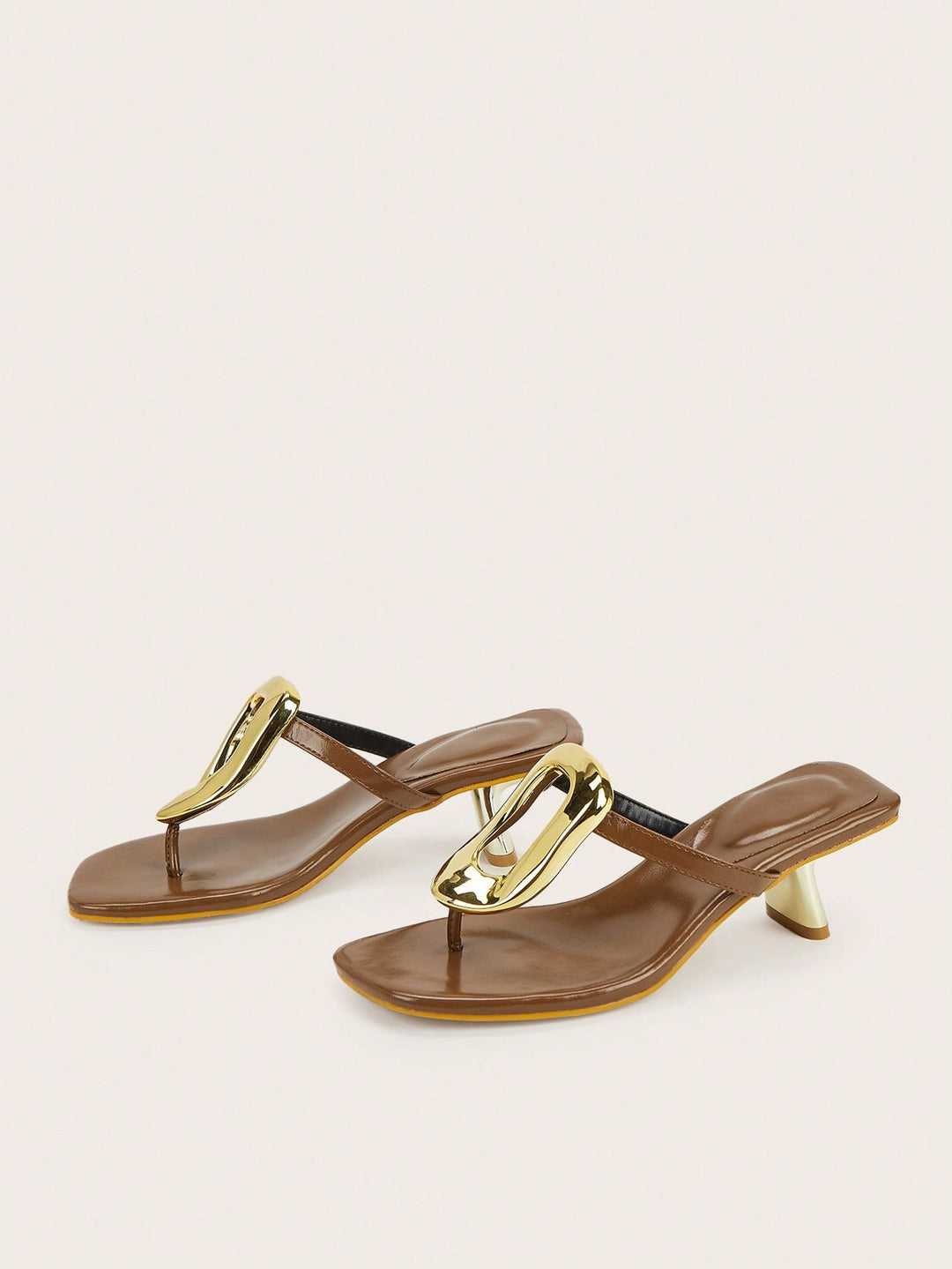 Sandale SHEIN, maro