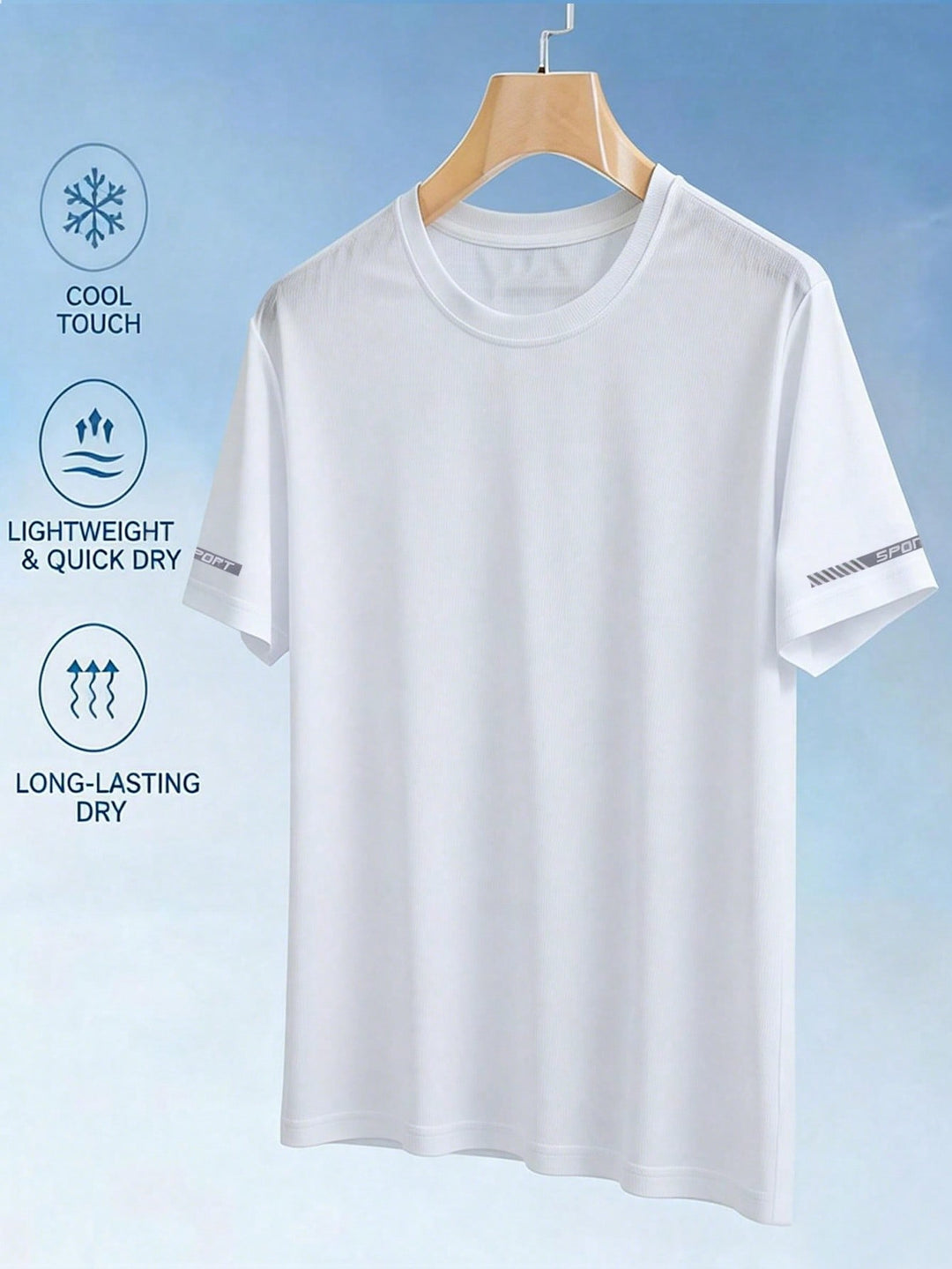Tricou casual SHEIN, alb