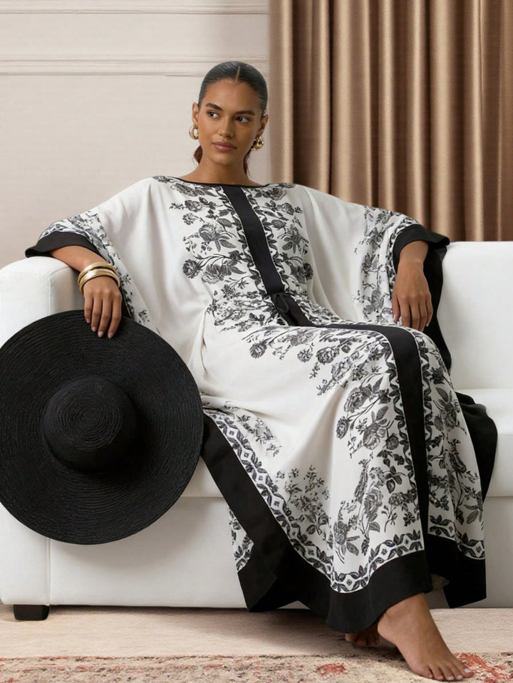 Set caftan și jalabiya SHEIN, mix culori