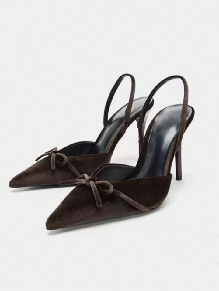 Pantofi cu toc SHEIN, maro