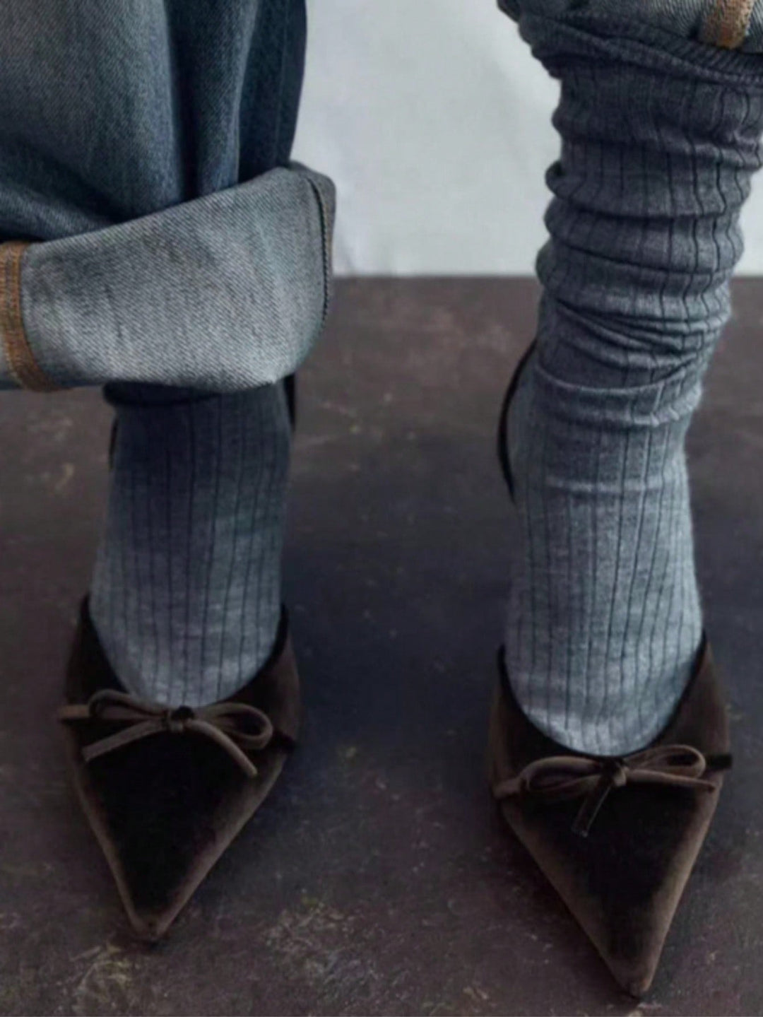 Pantofi cu toc SHEIN, maro