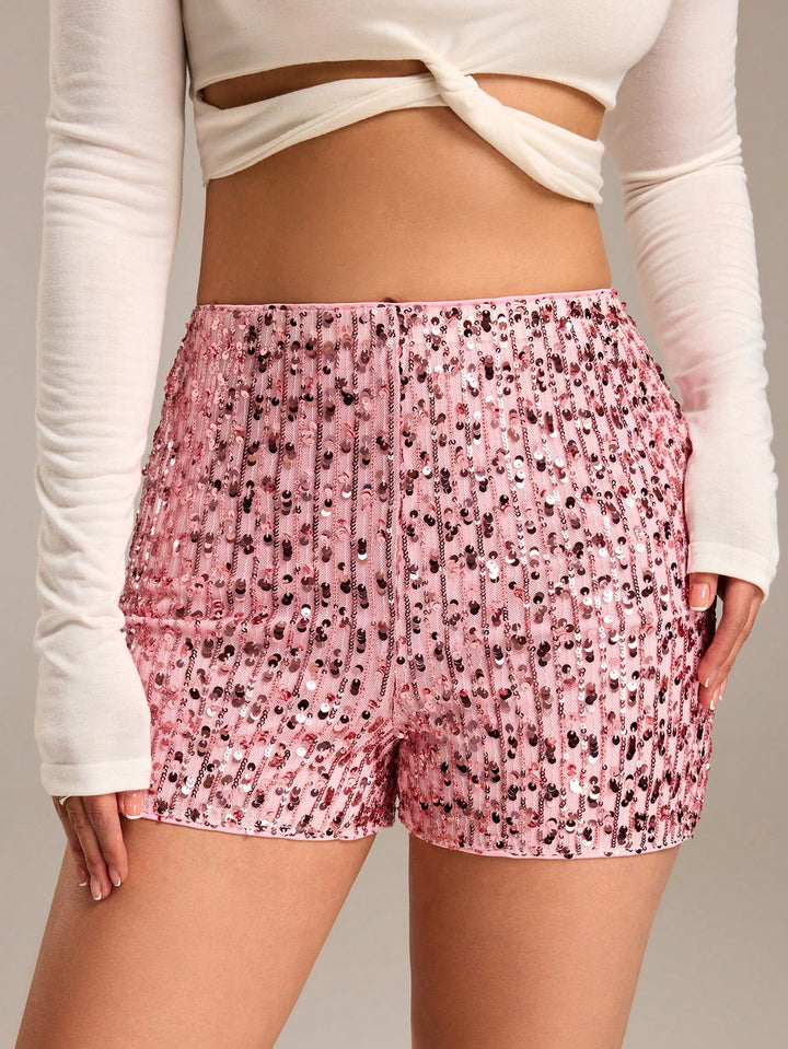 Pantaloni scurți SHEIN, roz