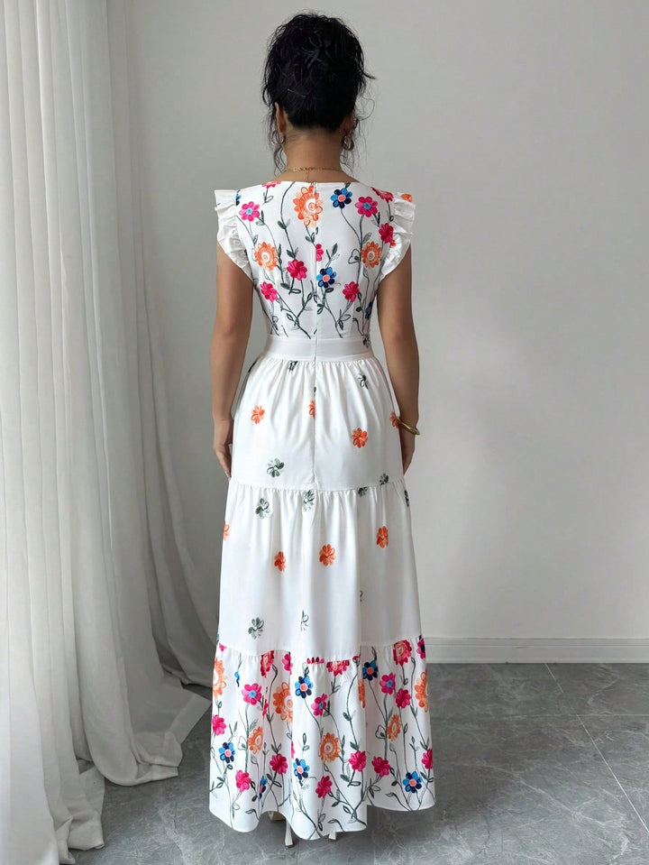 Rochie maxi SHEIN, mix culori