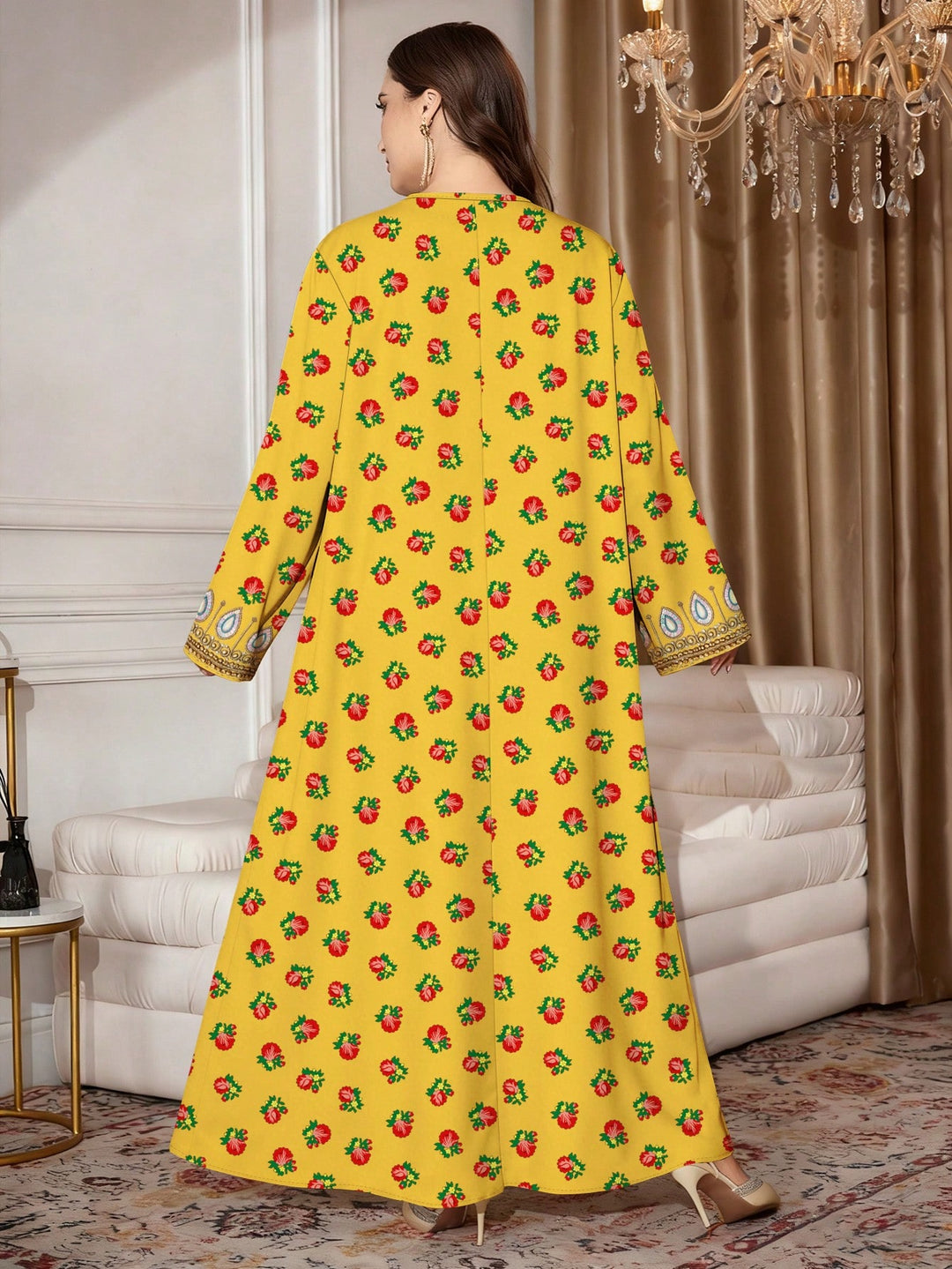 Rochie maxi  SHEIN, mix culori