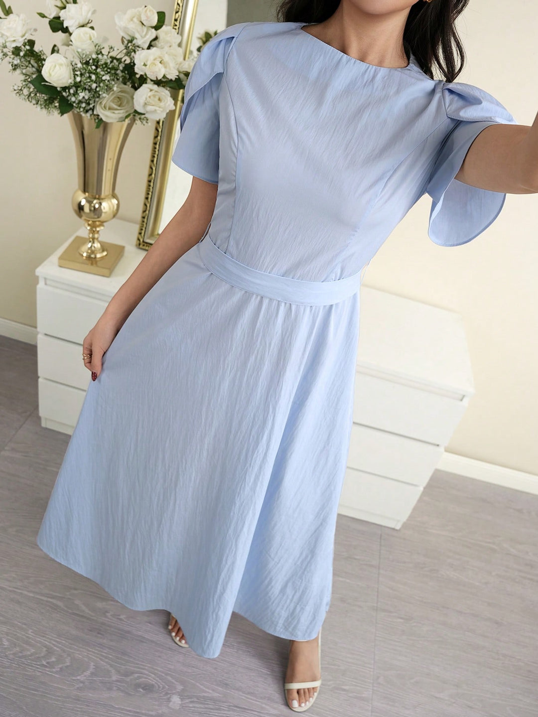 Rochie maxi SHEIN, albastru