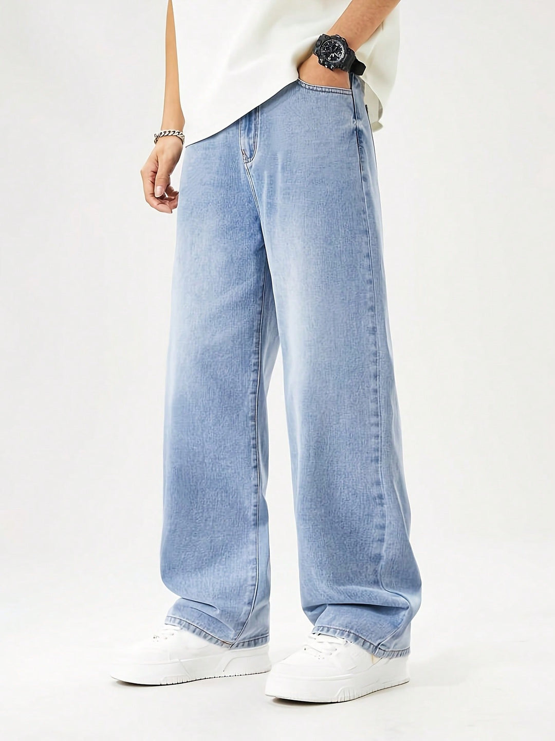 Jeans SHEIN, albastru