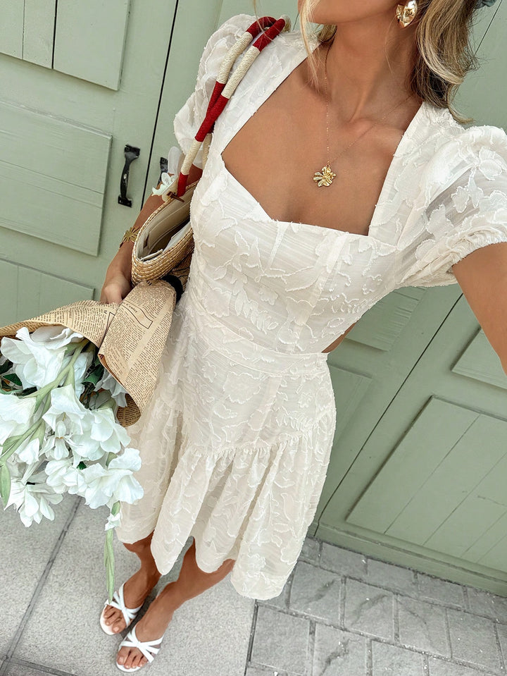 Rochie scurtă SHEIN, bej