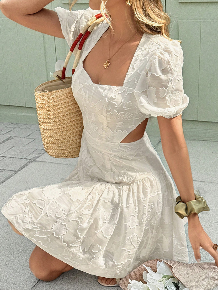 Rochie scurtă SHEIN, bej