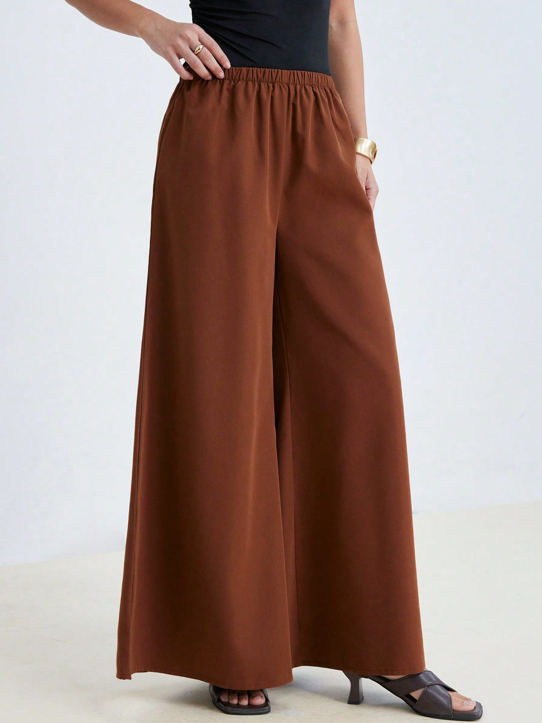 Pantaloni SHEIN, roșu