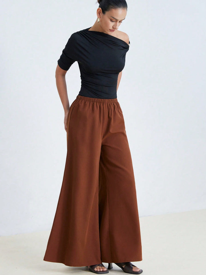 Pantaloni SHEIN, roșu