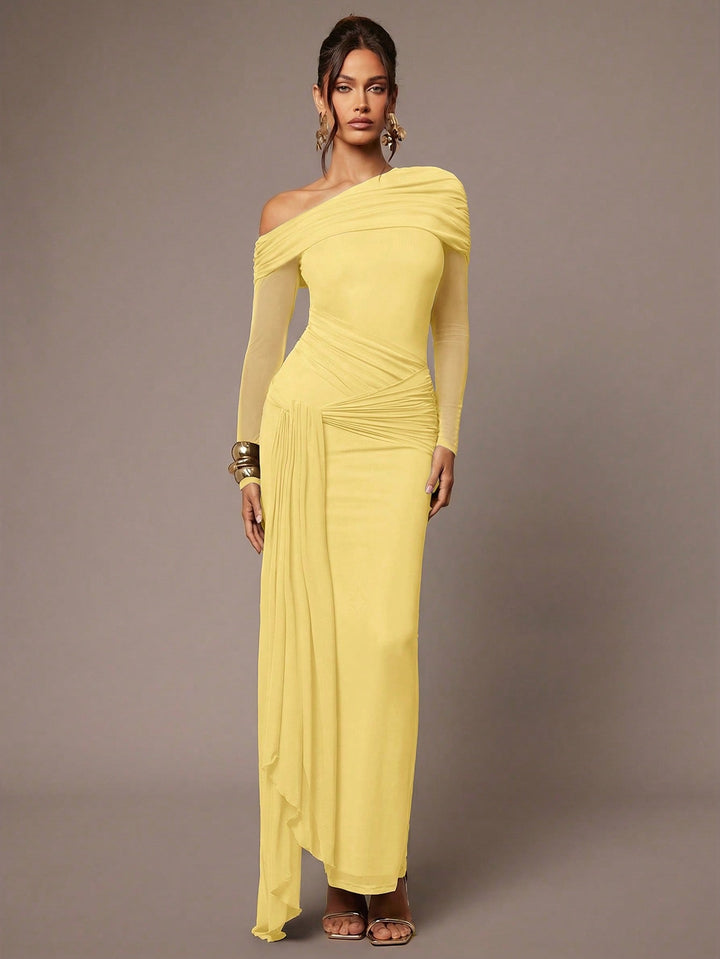 Rochie maxi SHEIN, galben