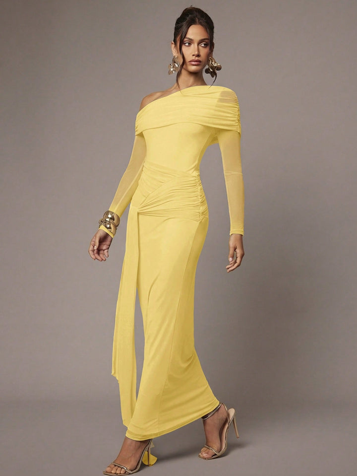 Rochie maxi SHEIN, galben