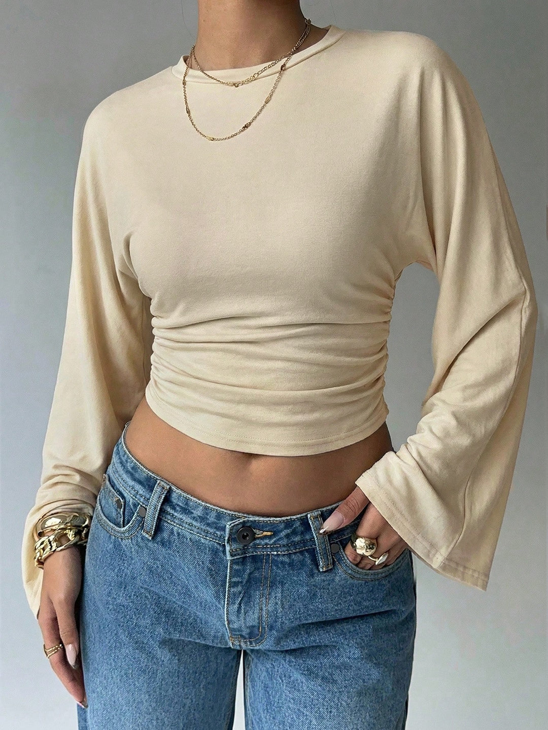 Tricou SHEIN, bej