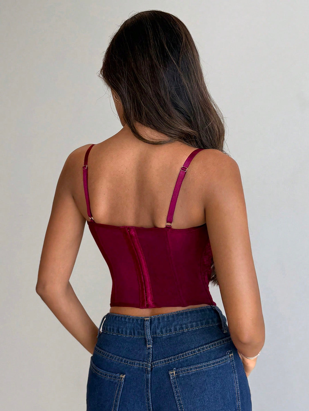Top SHEIN, vișiniu