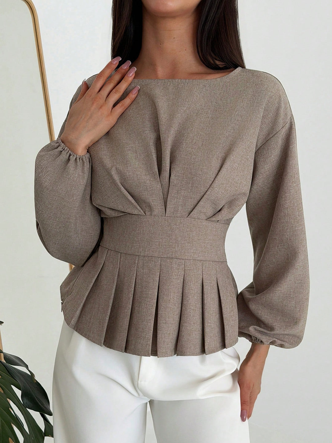 Bluza SHEIN, kaki