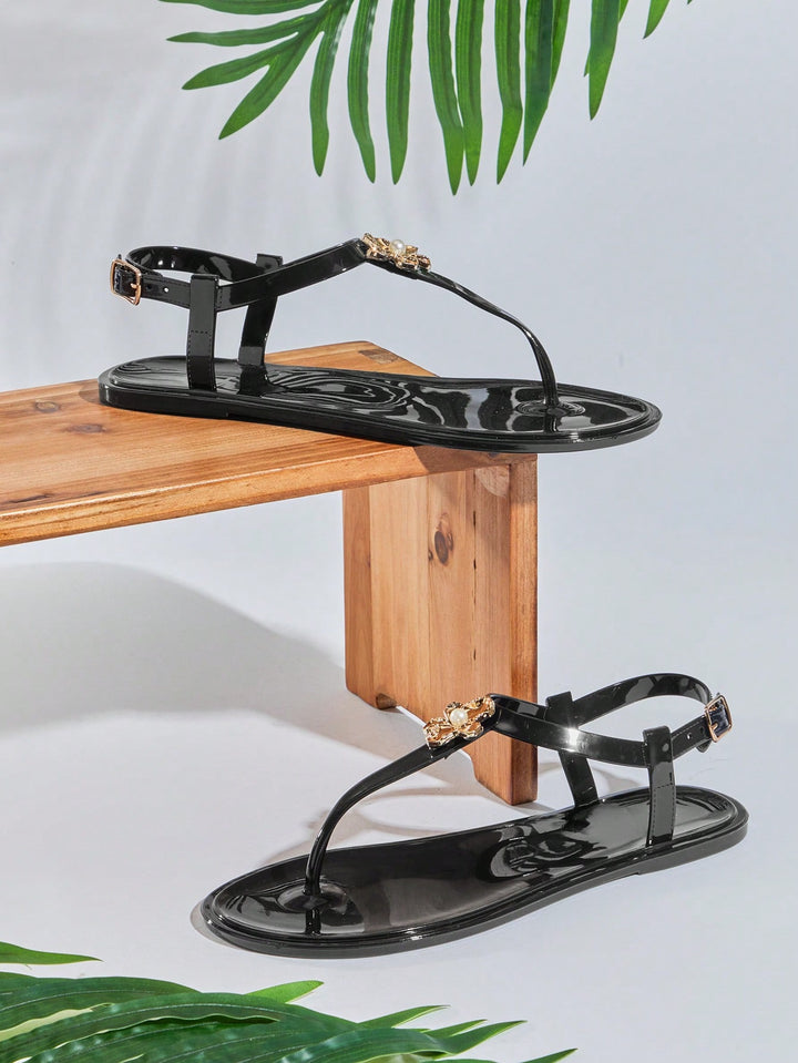 Sandale SHEIN, negru