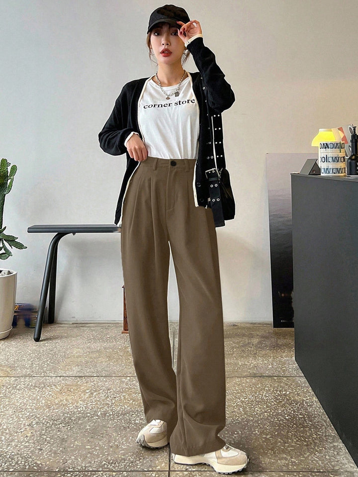 Pantaloni SHEIN, kaki