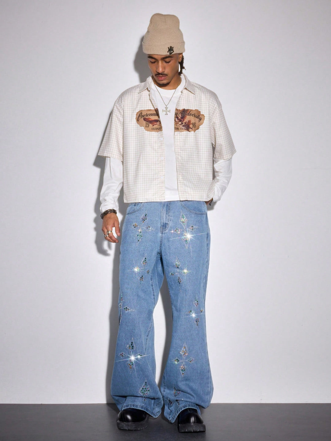 Jeans SHEIN, albastru