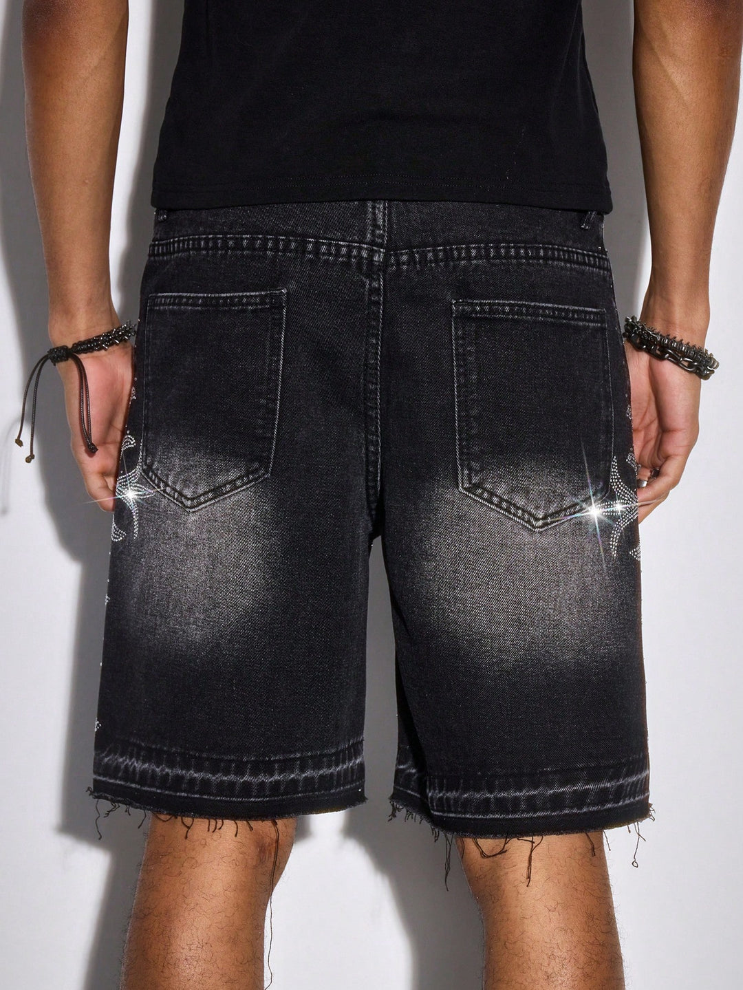 Pantaloni scurți SHEIN, negru