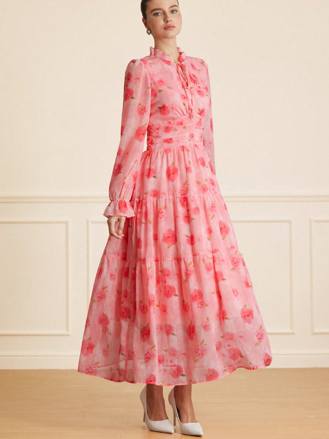 Rochie maxi SHEIN, mix culori