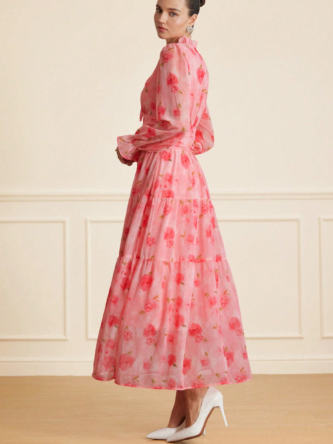 Rochie maxi SHEIN, mix culori