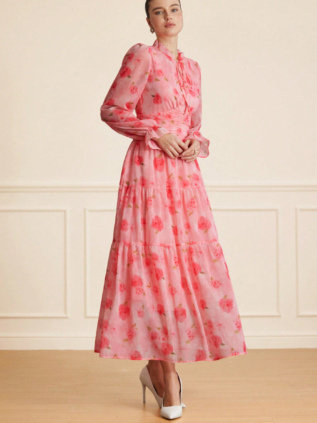 Rochie maxi SHEIN, mix culori