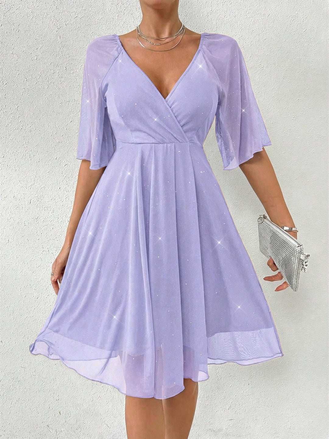 Rochie midi SHEIN, mov