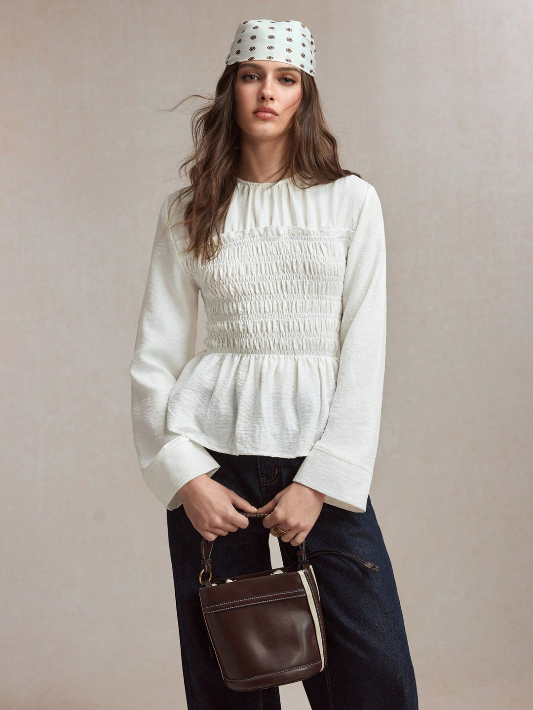 Top SHEIN, bej