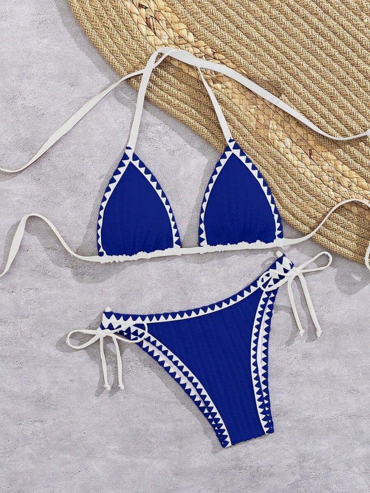 Costum de baie SHEIN, albastru