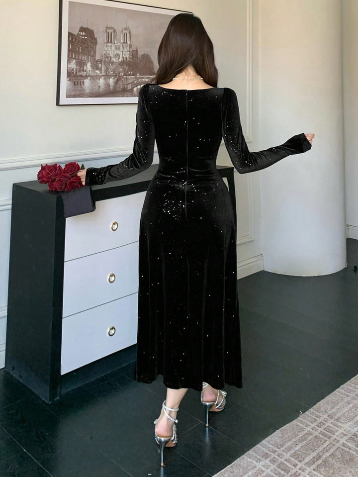 Rochie midi SHEIN, negru